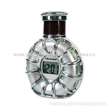 2014 Latest Design Mini Digital Desk Clock with Bottle Shape and LCD Display, Sized 69 x 38 x 94mm